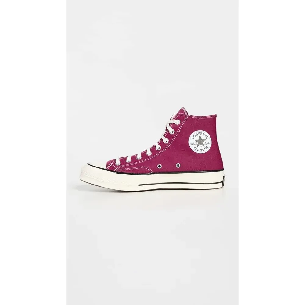 CONVERSE MEN'S CHUCK 70 RECYCLED CANVAS SNEAKERS, HIBISCUS, PINK, 12 MEDIUM US